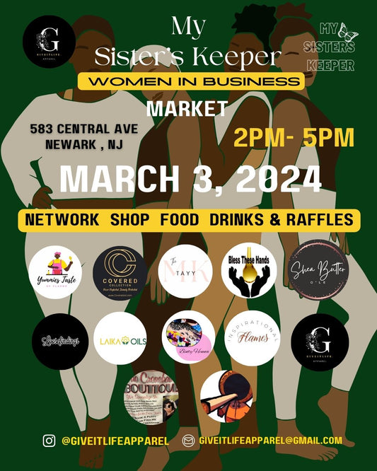 MARCH 3RD-MY SISTER'S KEEPER: WOMEN IN BUSINESS MARKET